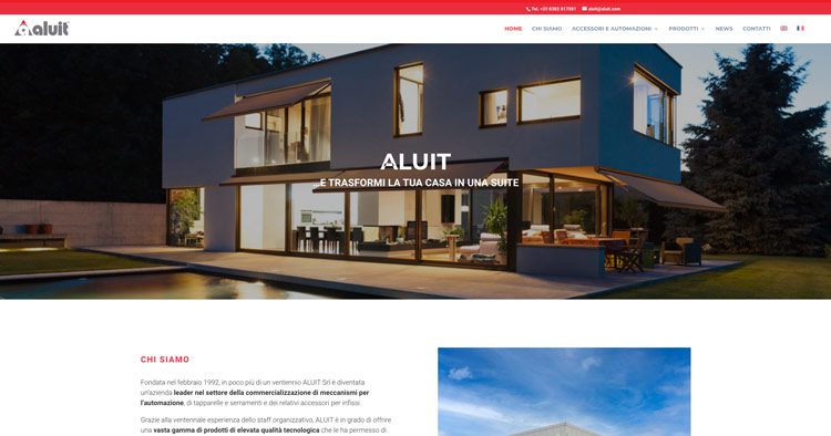 Realizzazione siti web aluit